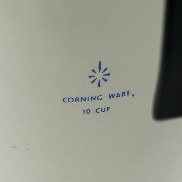 Vintage Corning Ware Blue Cornflower RARE 10 Cup Pot w/ Lid Only (No Insides) - Picture 4 of 10